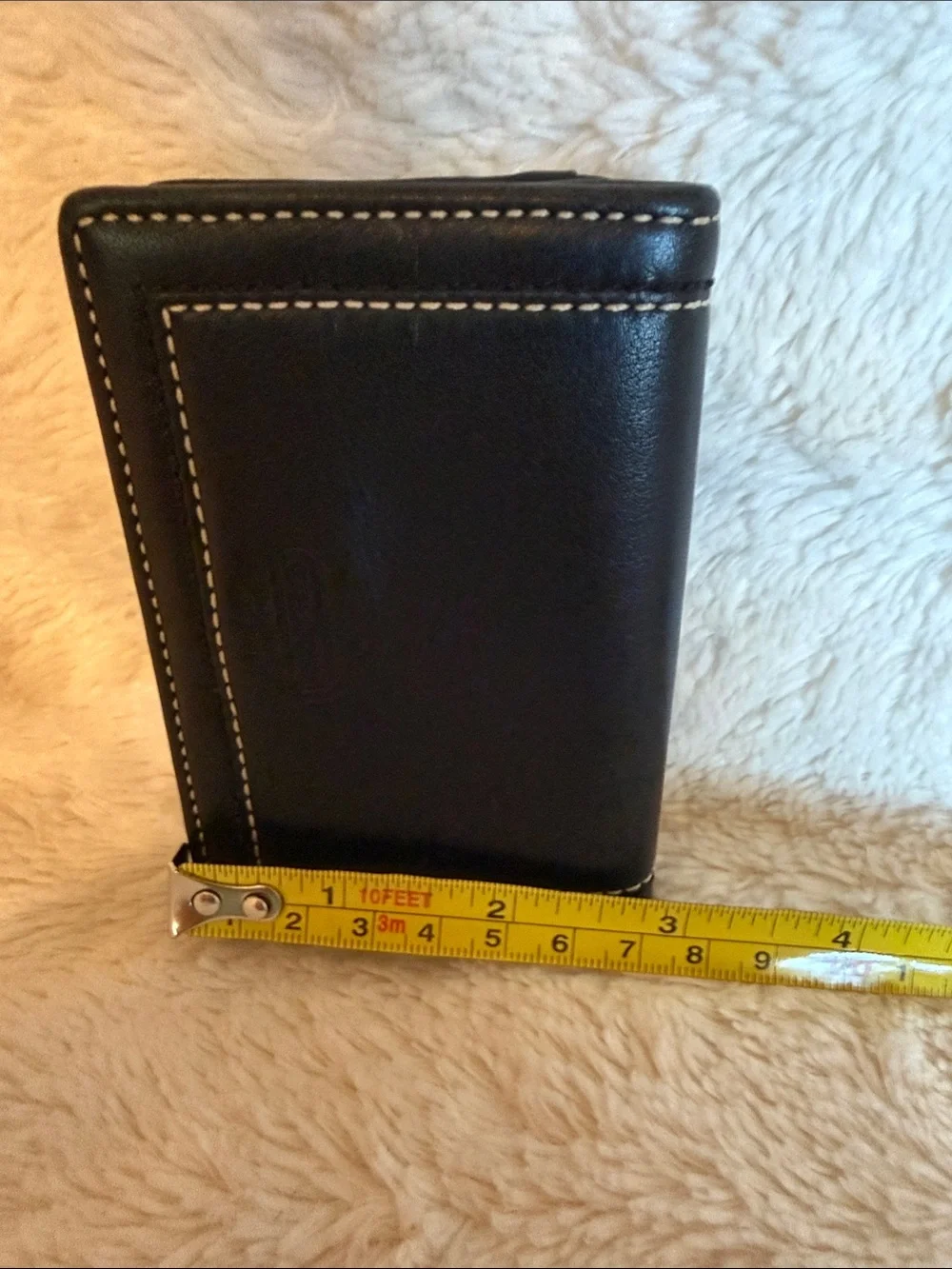 Coach black leather